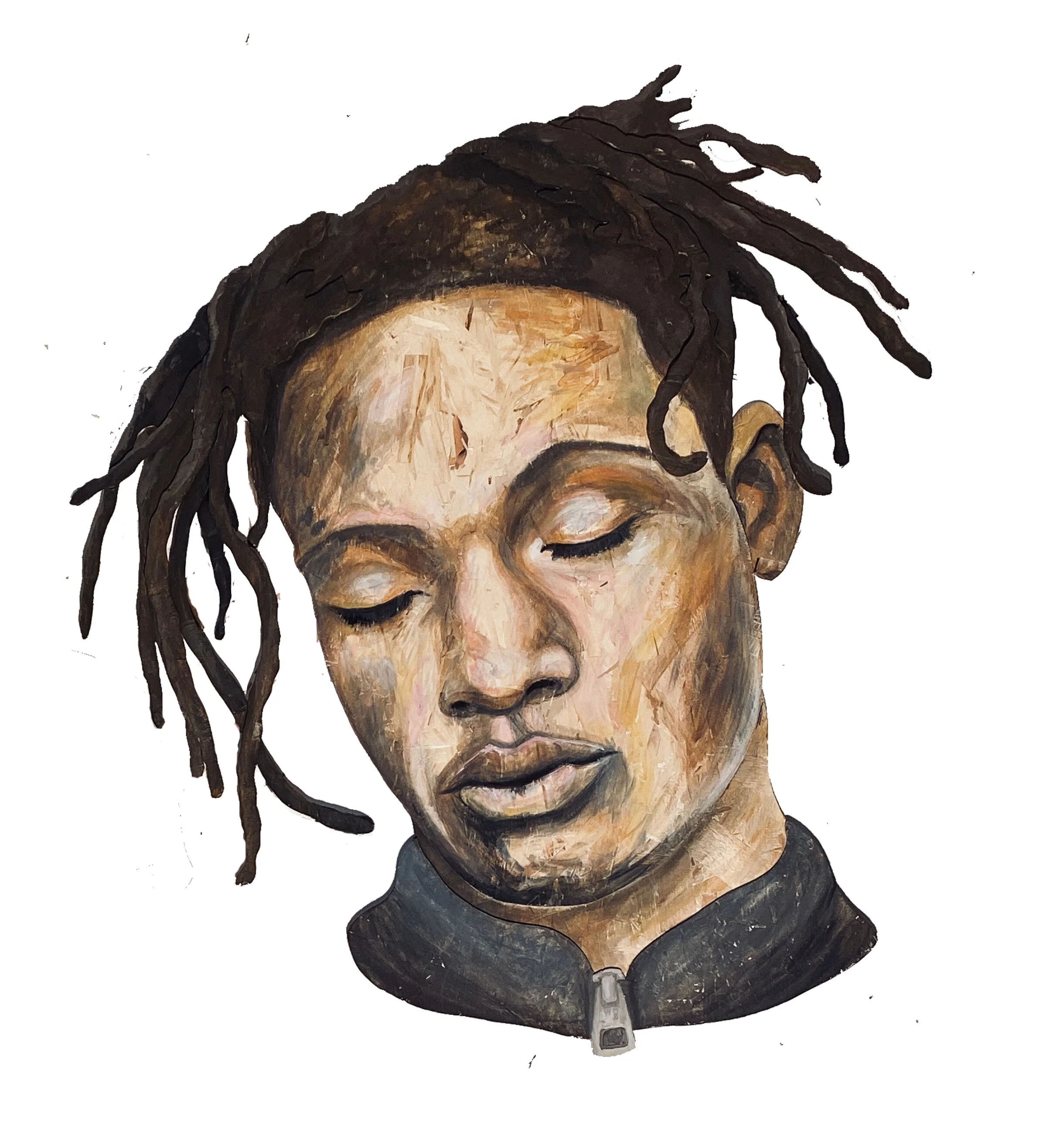 Expressive contemporary portrait capturing the power of eye contact and human connection Canada